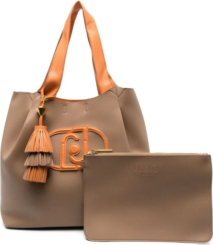 Logo-Appliqué Tote Bag