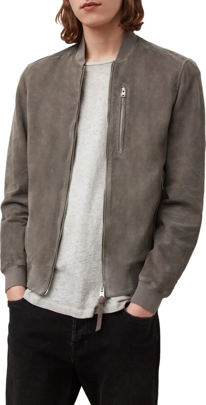 Kemble Leather Bomber Jacket