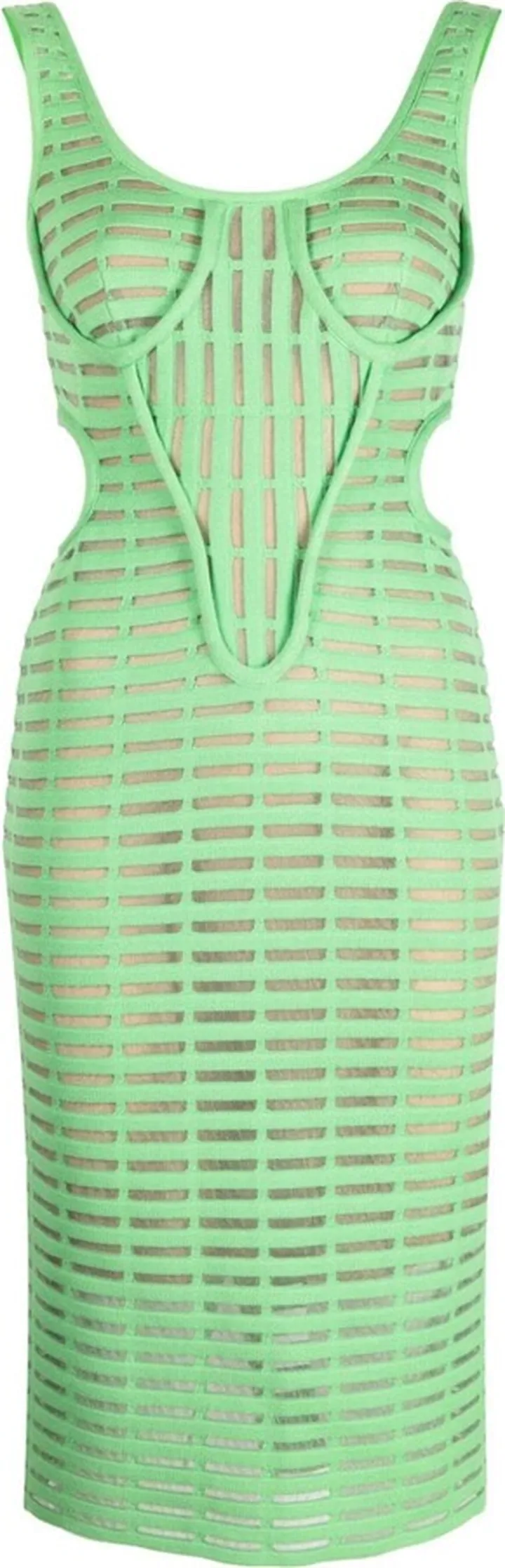 Iconic cut-out midi dress