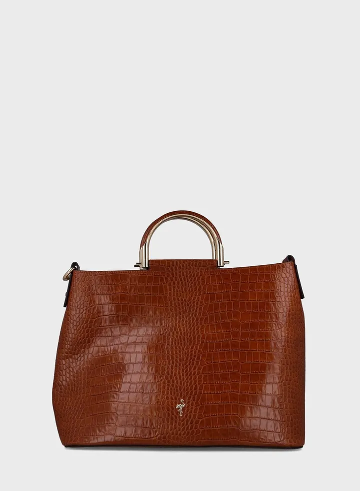 Top Handle Large Tote Bag