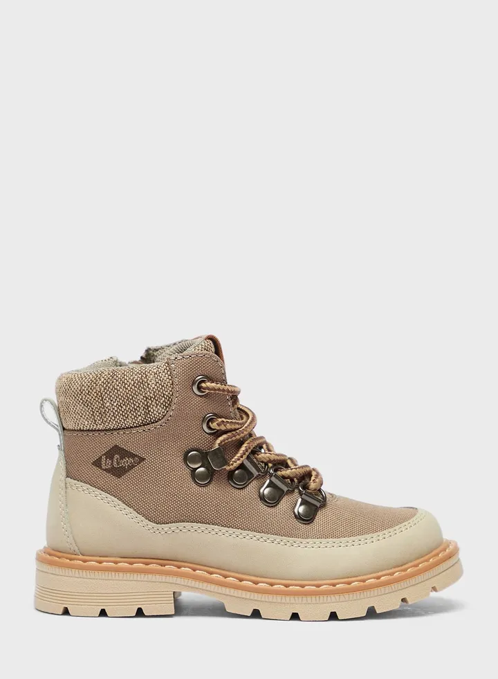 Kids Lace Up Boots
