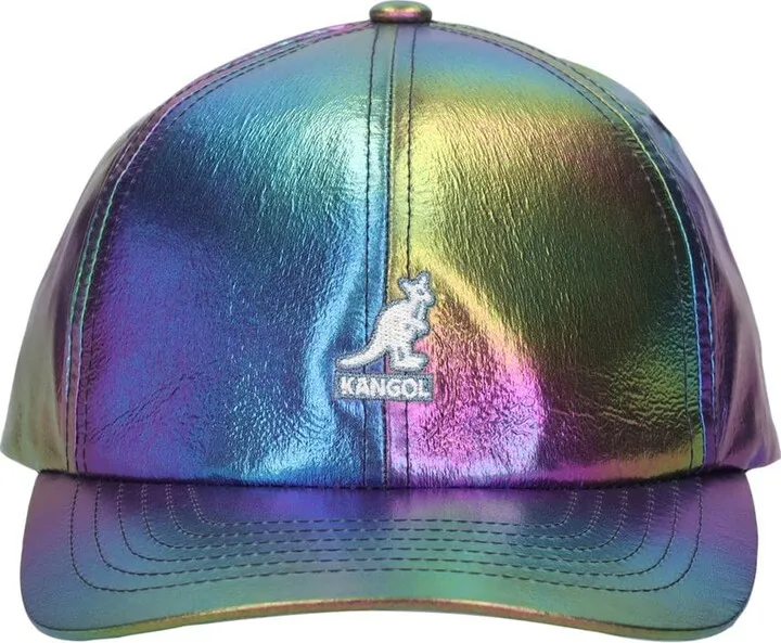 Foiled iridescent baseball cap