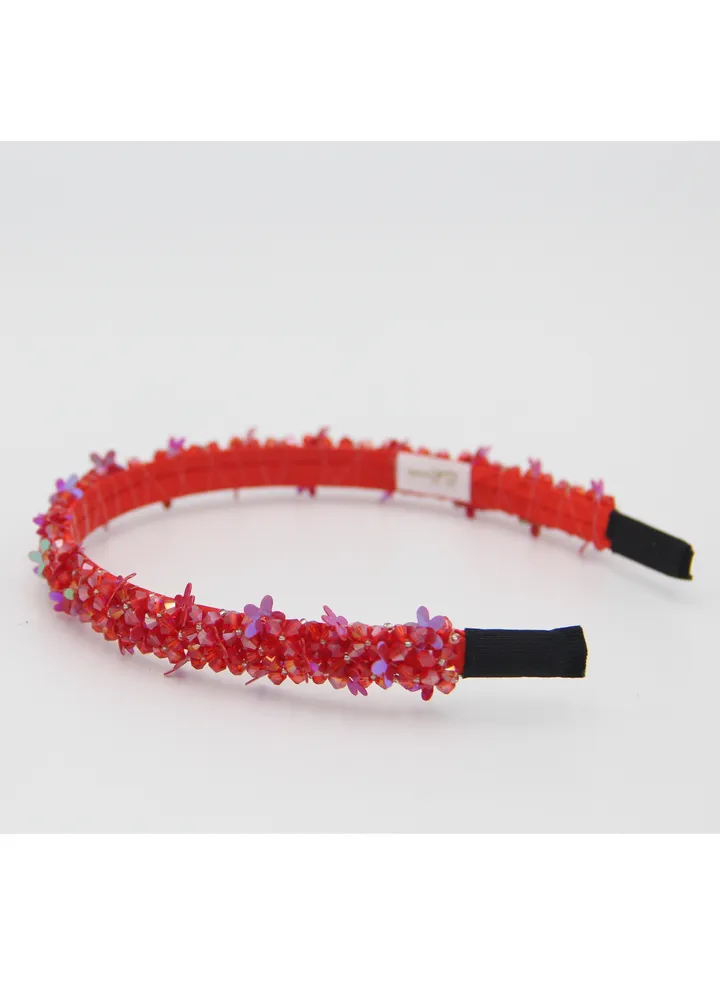 Headband Anna For Girls Butterfly Red