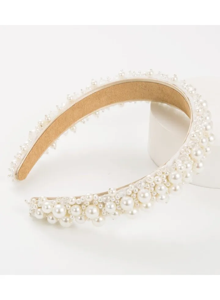 Headband Olivia For Women's and Girls Beige
