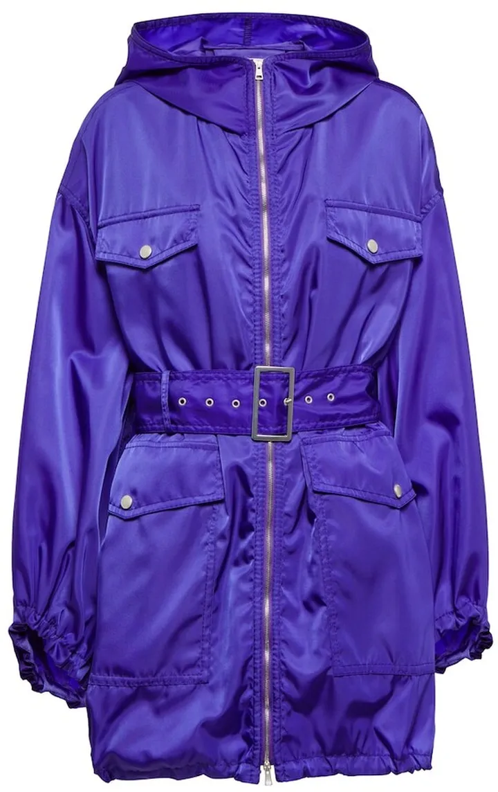 Belted raincoat