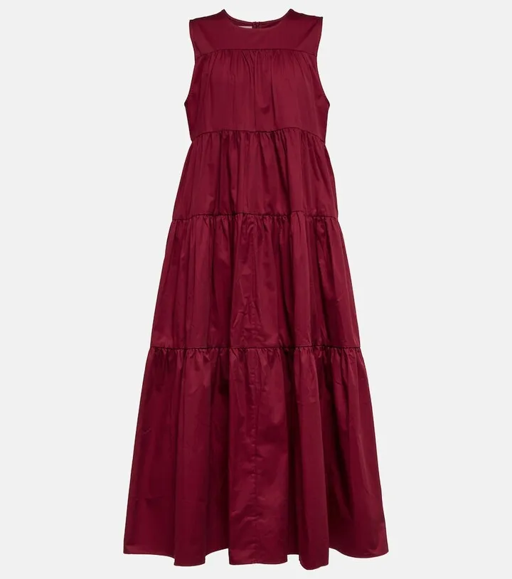 Essentials tiered cotton dress