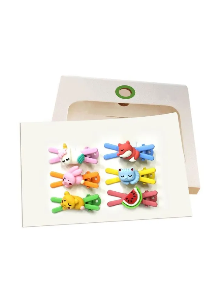 6 Pieces Hair Clips Hair Accessories Girls