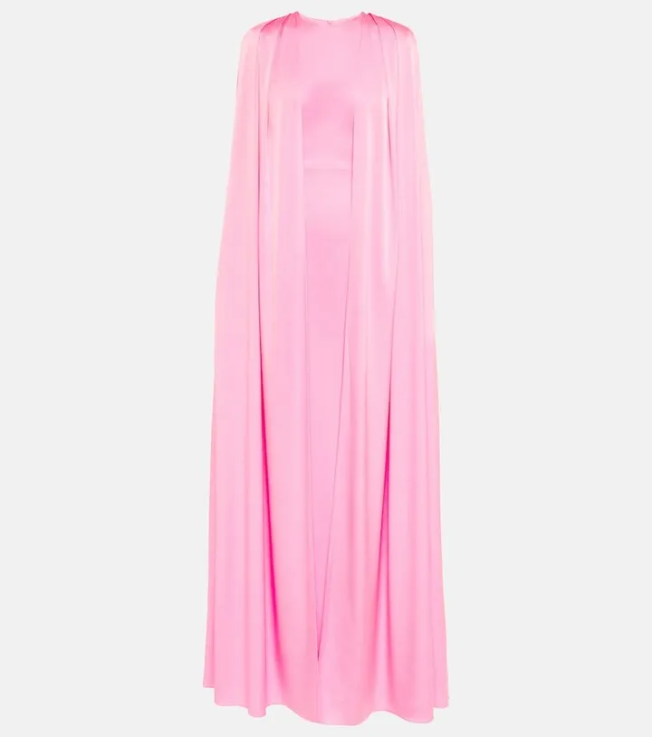 Bentley satin crepe gown