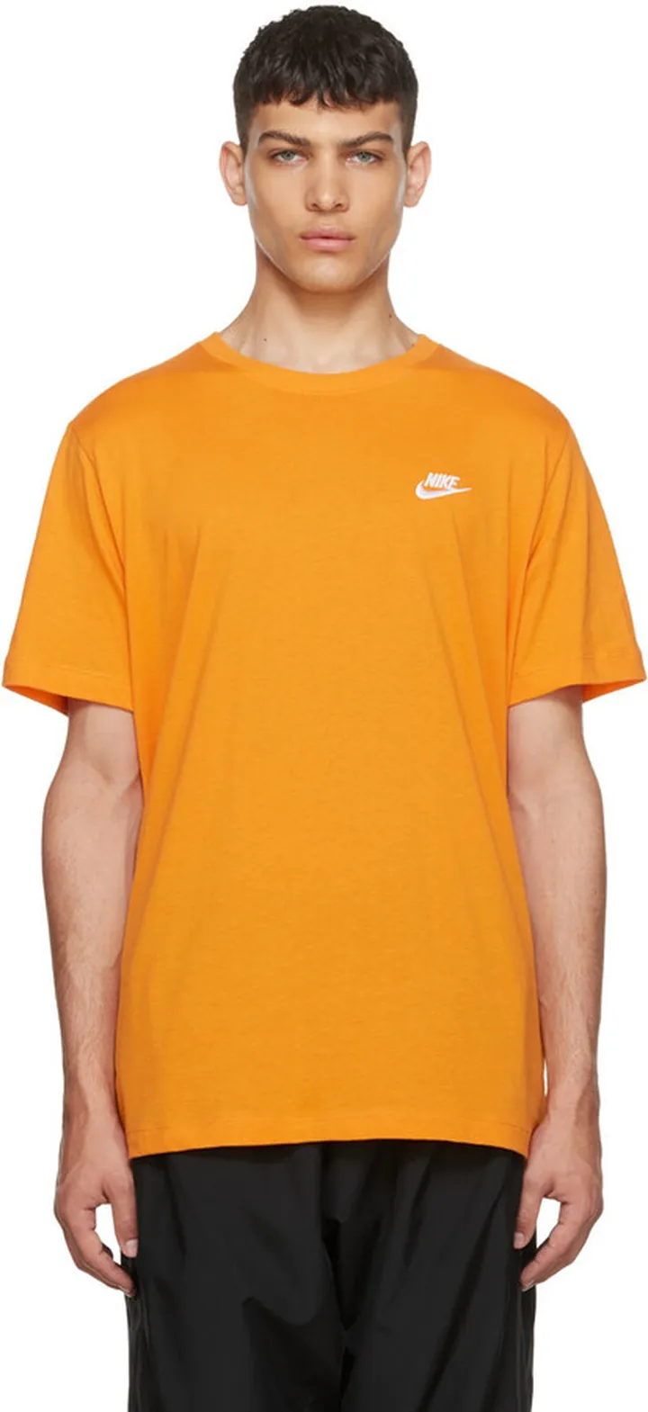 Nike Orange Cotton T-Shirt