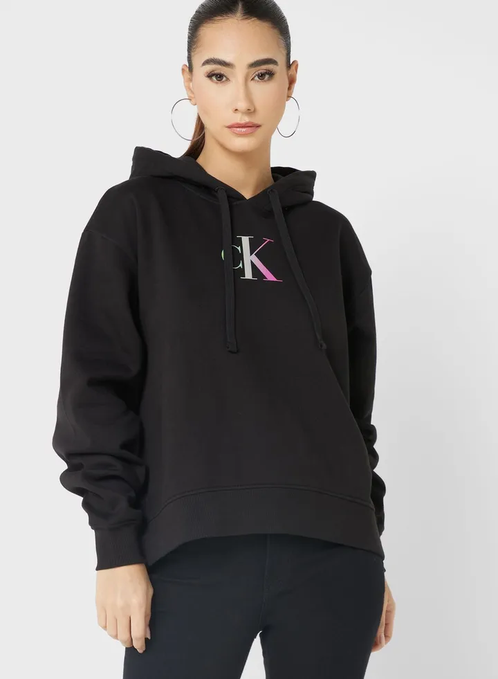 Logo Knitted Hoodie