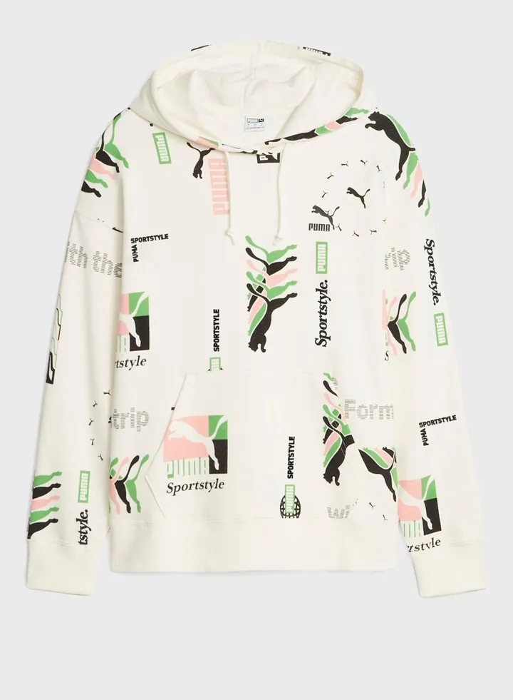 Classics Aop Brand Love Hoodie