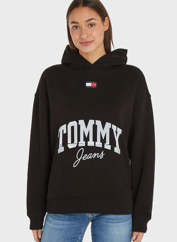 Logo Knitted Hoodie
