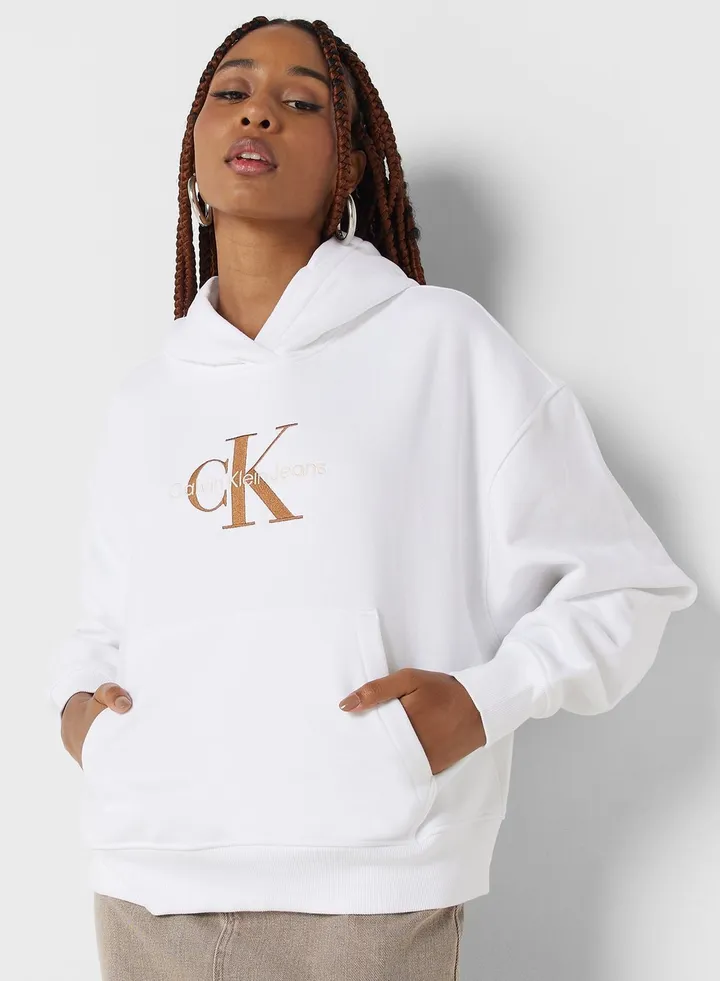 Logo Pocket Detail Hoodie