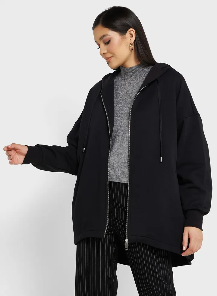 Zip Through Hoodie