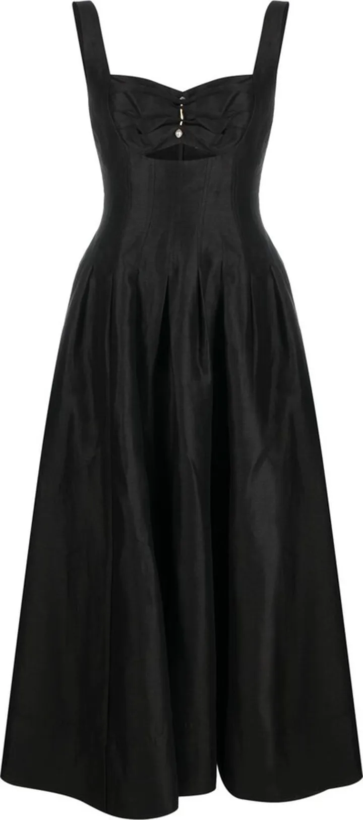 Black Divinity Pearl Pin Gown