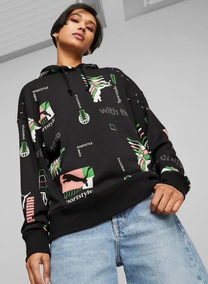 Classics Aop Brand Love Hoodie