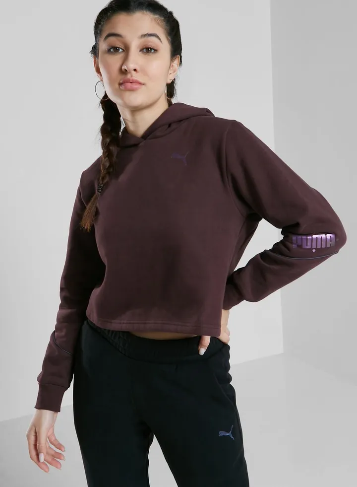 Cyber Cropped Hoodie
