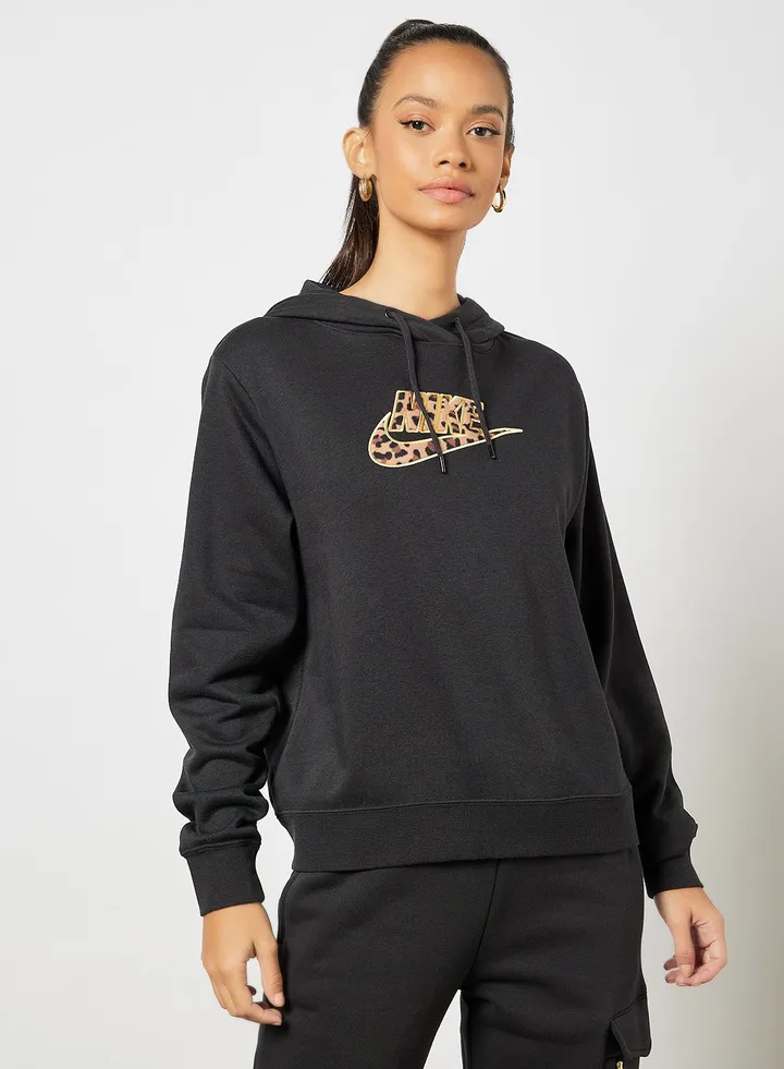 NSW Fleece Graphic Hoodie Black