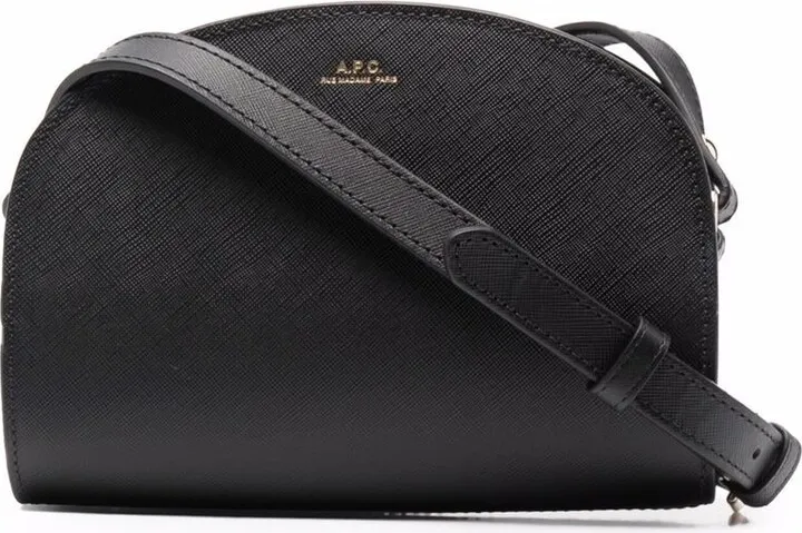 Demi-Lune leather shoulder bag