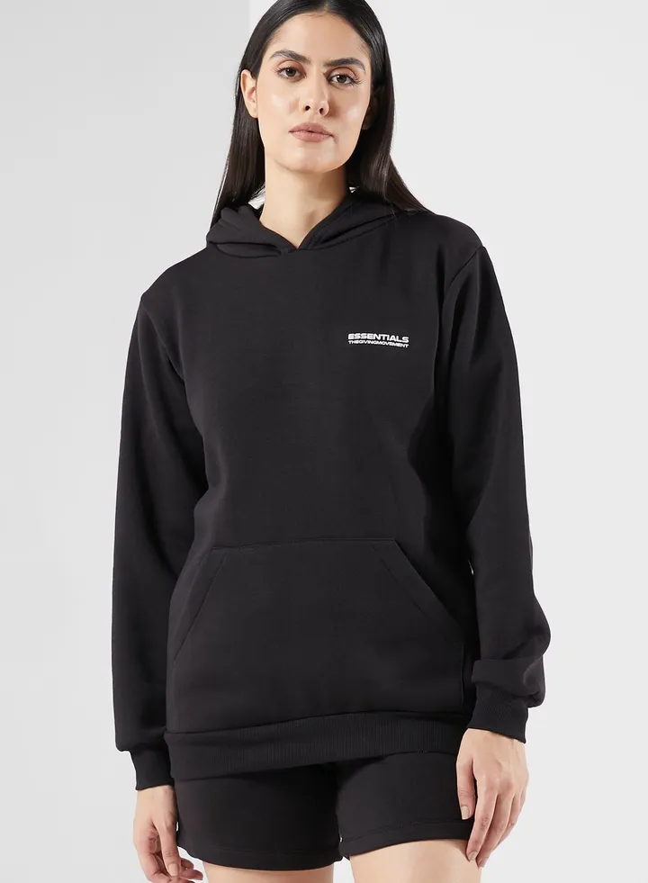 Lounge Regular Pocket Hoodie