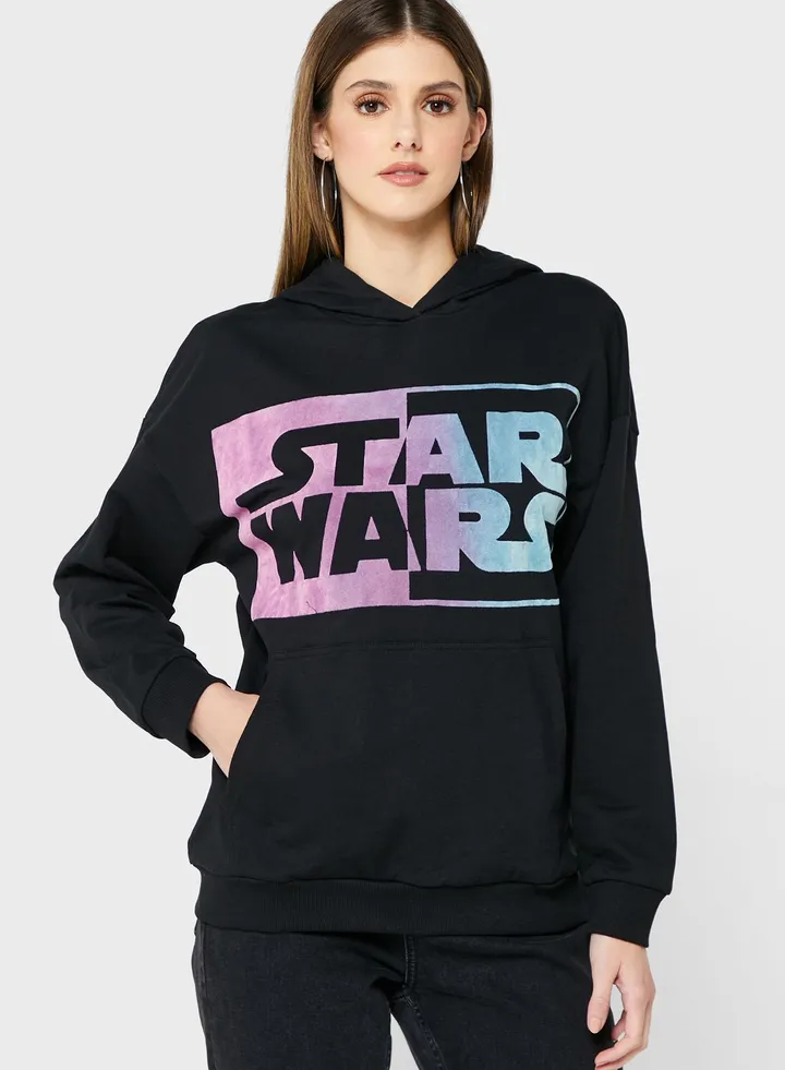 Logo Pocket Detail Hoodie