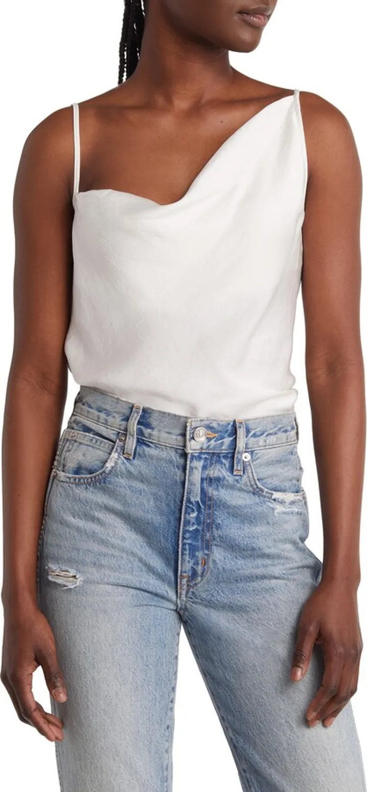 Asymmetric Satin Camisole