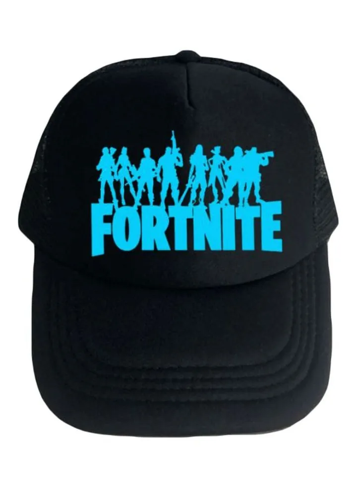 Fortnite Baseball And Snapback Cap Black/Aqua