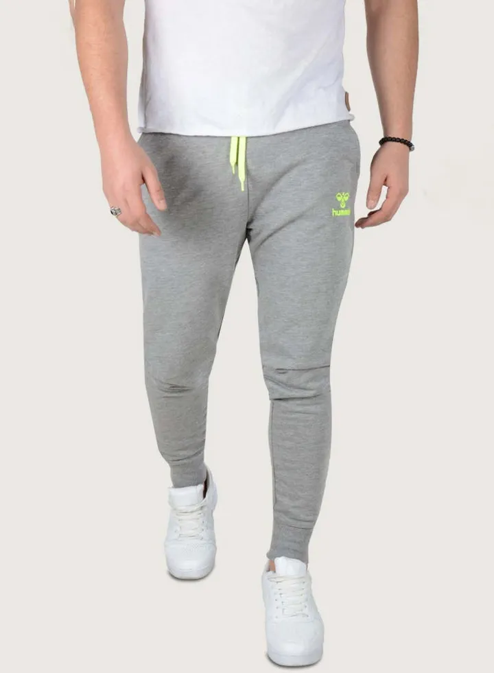 Cotton Sweatpants Dark Grey Melange