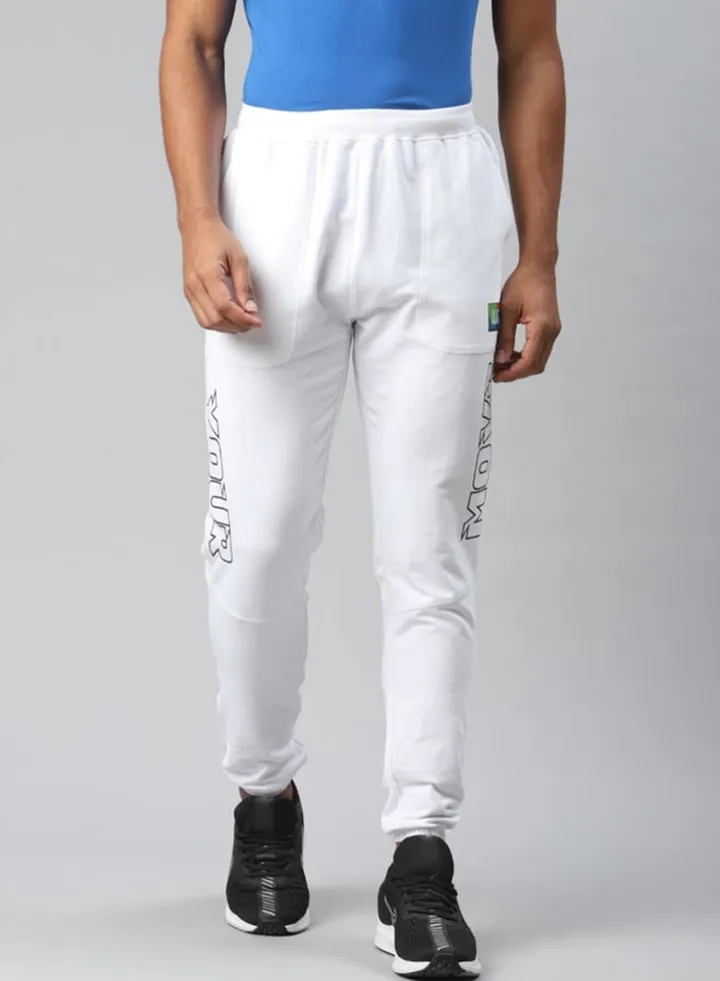 Casual Slim-Fit Joggers White