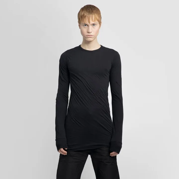 Rick Owens Man Black T-Shirts