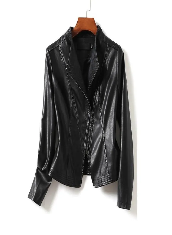 Genuine Leather Jacket Women 'S Short Slim Fit And Thin Temperament Sheepskin Women 'S Jacket Autumn And Winter Large Size Leather Jacket