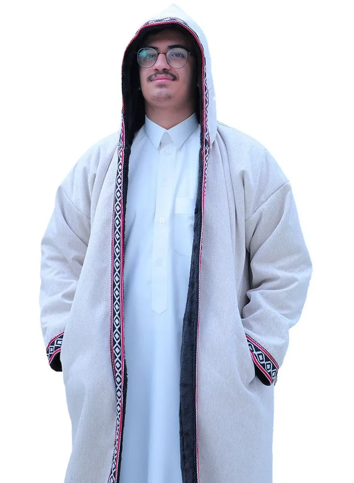 Winter Fur embroidered with traditional Sadu