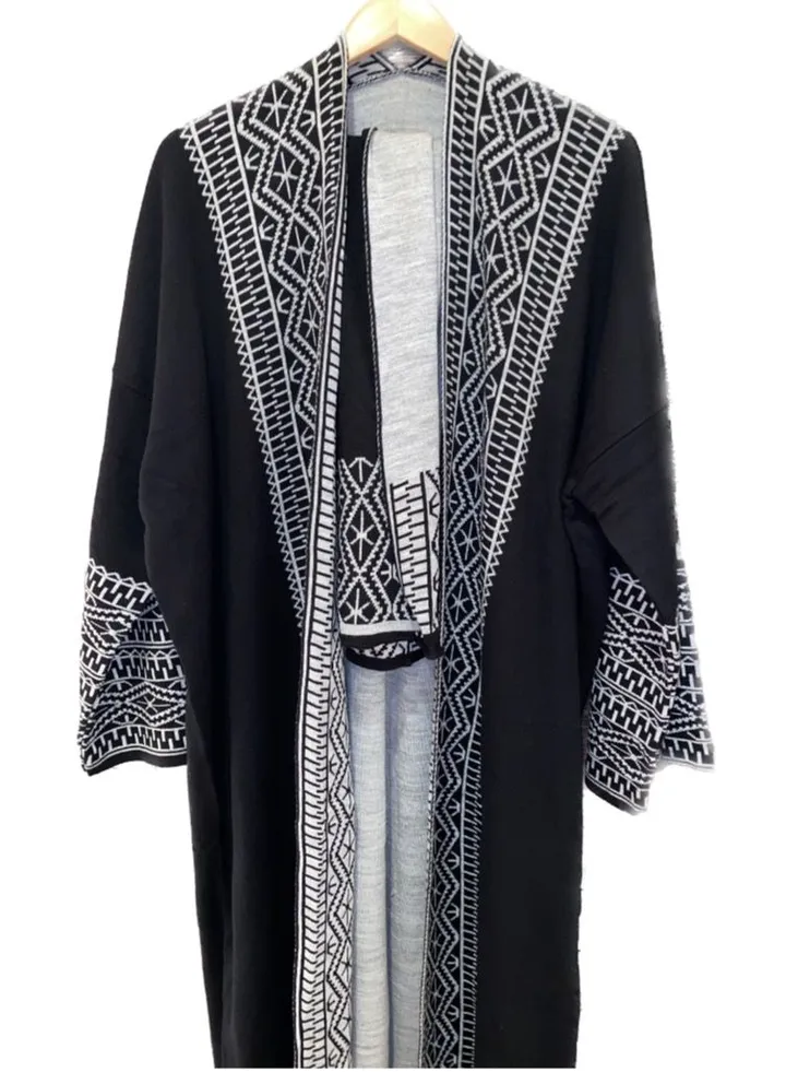 Winter coat with scarf