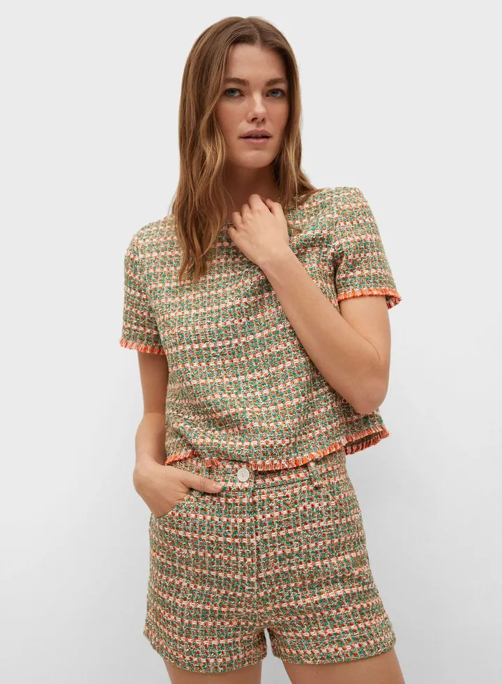 Tweed Shorts