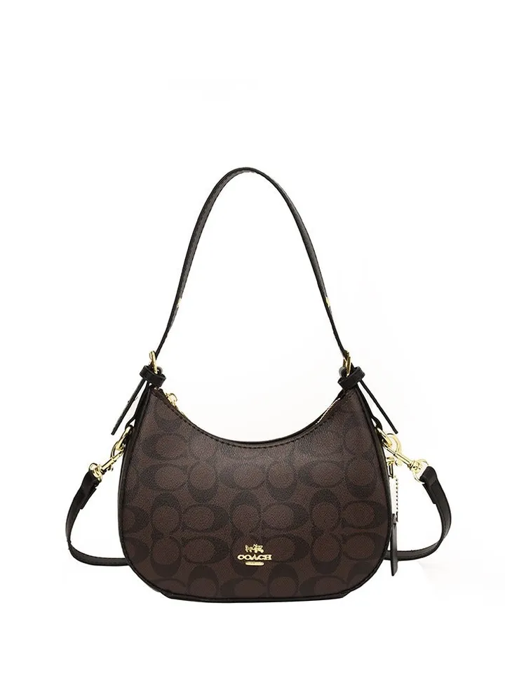 COACH Printed crescent shaped underarm bag
