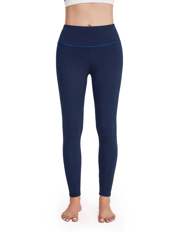 European and American yoga pants stretch tight waist Amazon fitness pants women's naked skin yoga pants