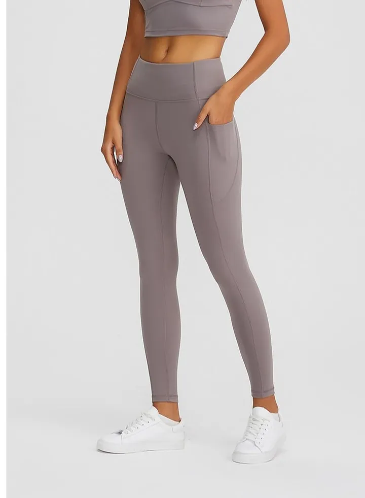 Solid Stretch Yogo Pants Grey