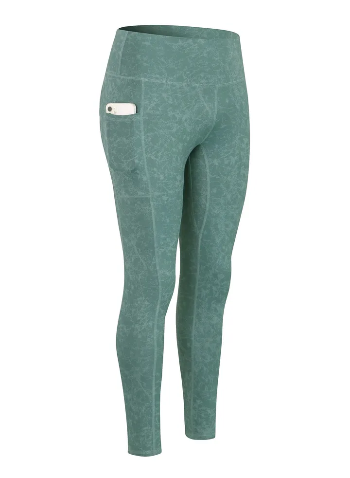 Women Quick Dry Breathable Elastic Trousers Green