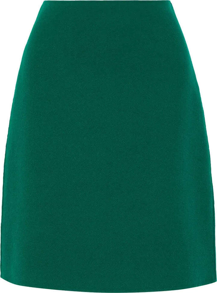 Vongola wool-felt mini skirt