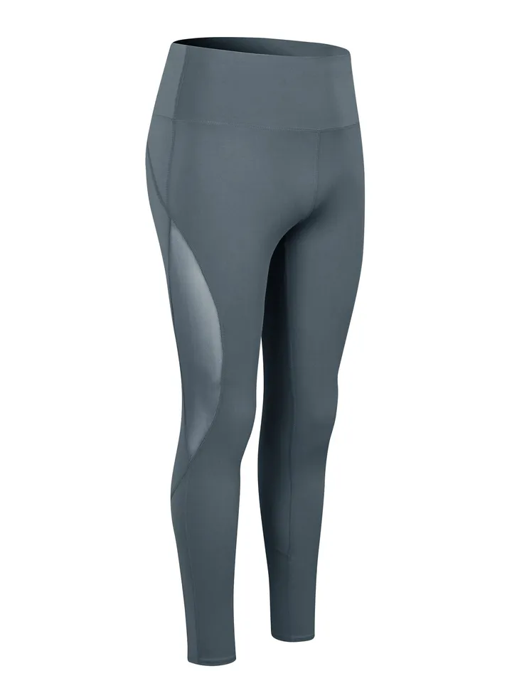 Women Quick Dry Breathable Elastic Trousers Grey