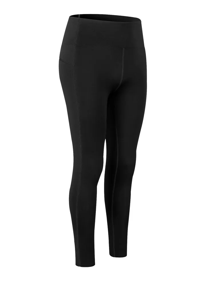Women Quick Dry Breathable Elastic Trousers Black
