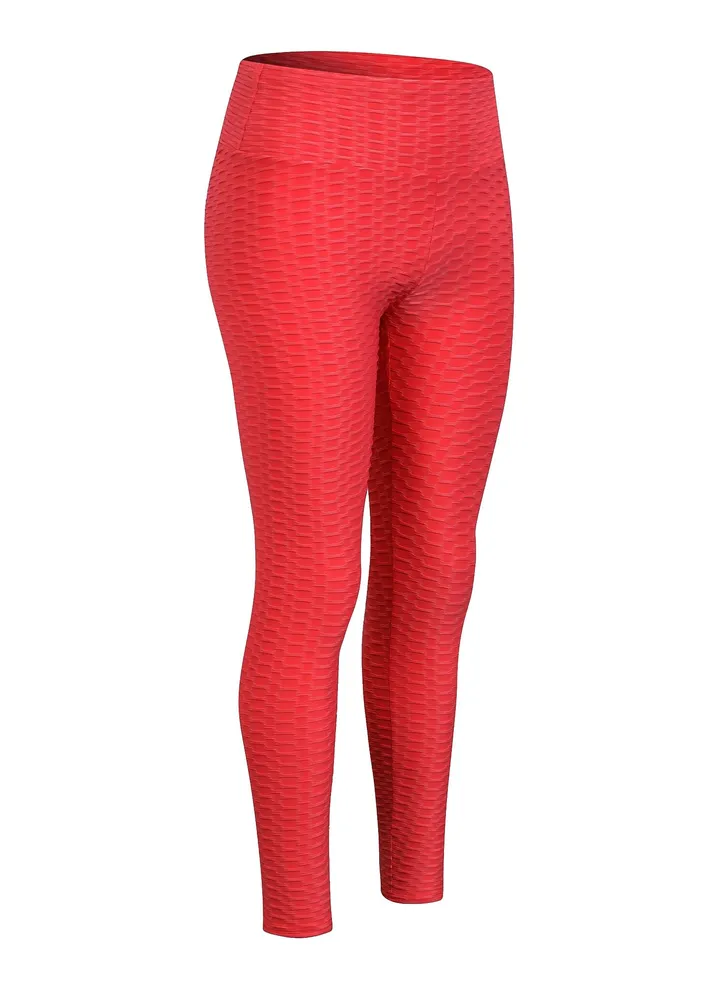 Women Quick Dry Breathable Elastic Trousers Red