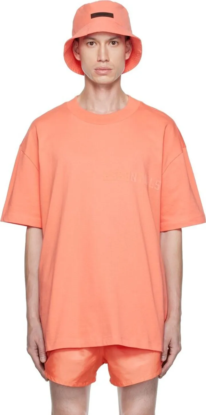Essentials Pink Cotton T-Shirt