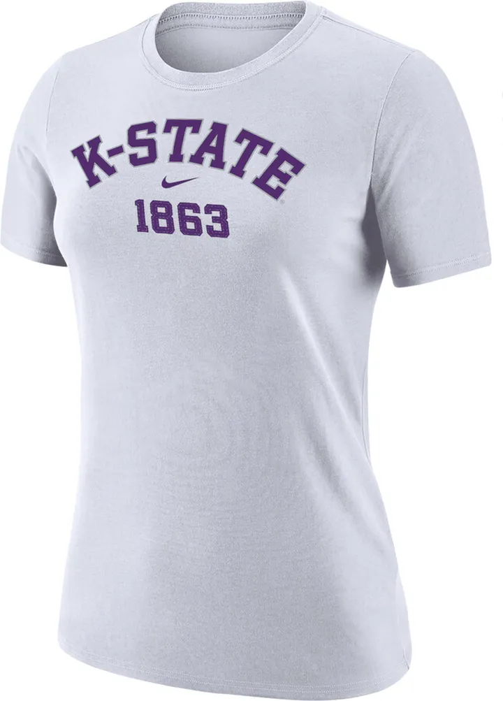 Kansas State Nike Women's College T-Shirt in White