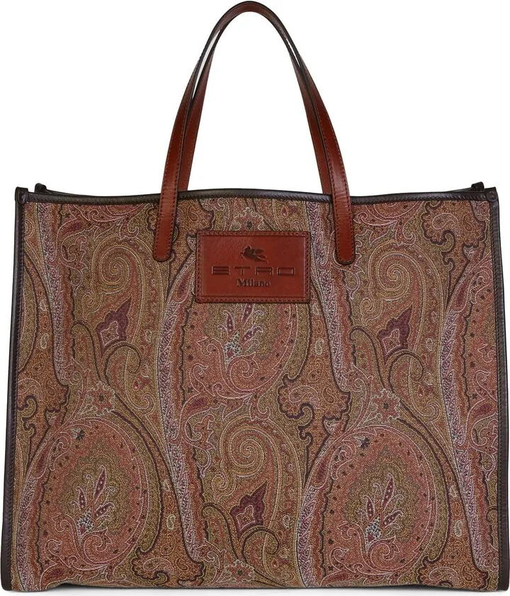 Globetrotter Tex paisley tote bag