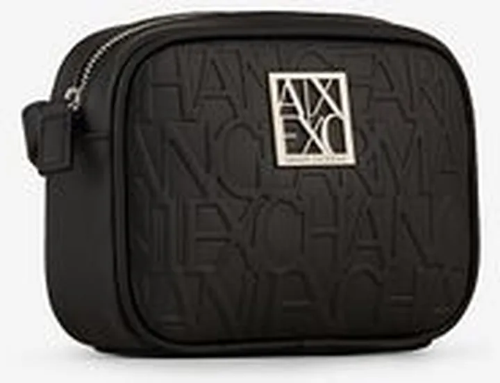 All over embossed logo camera bag