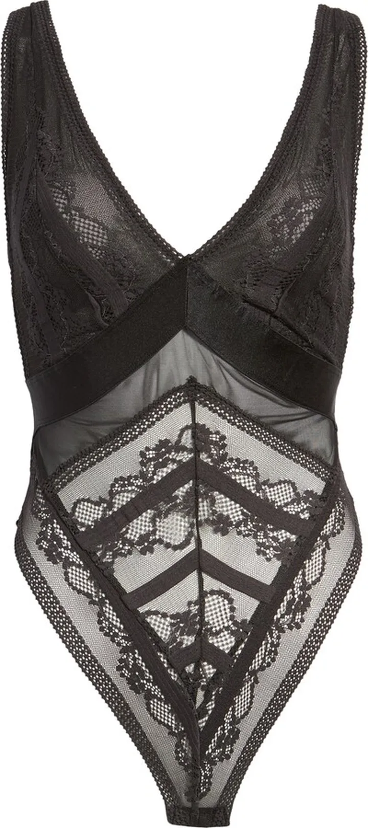 Cleo Lace & Mesh Bodysuit