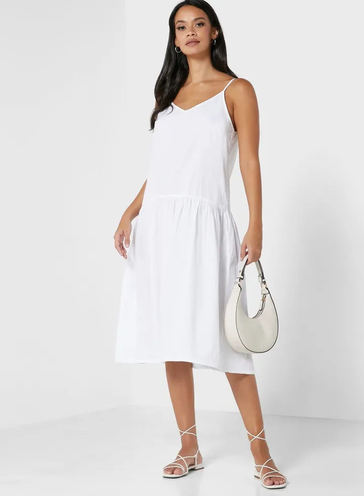 Tiered Midi Dress