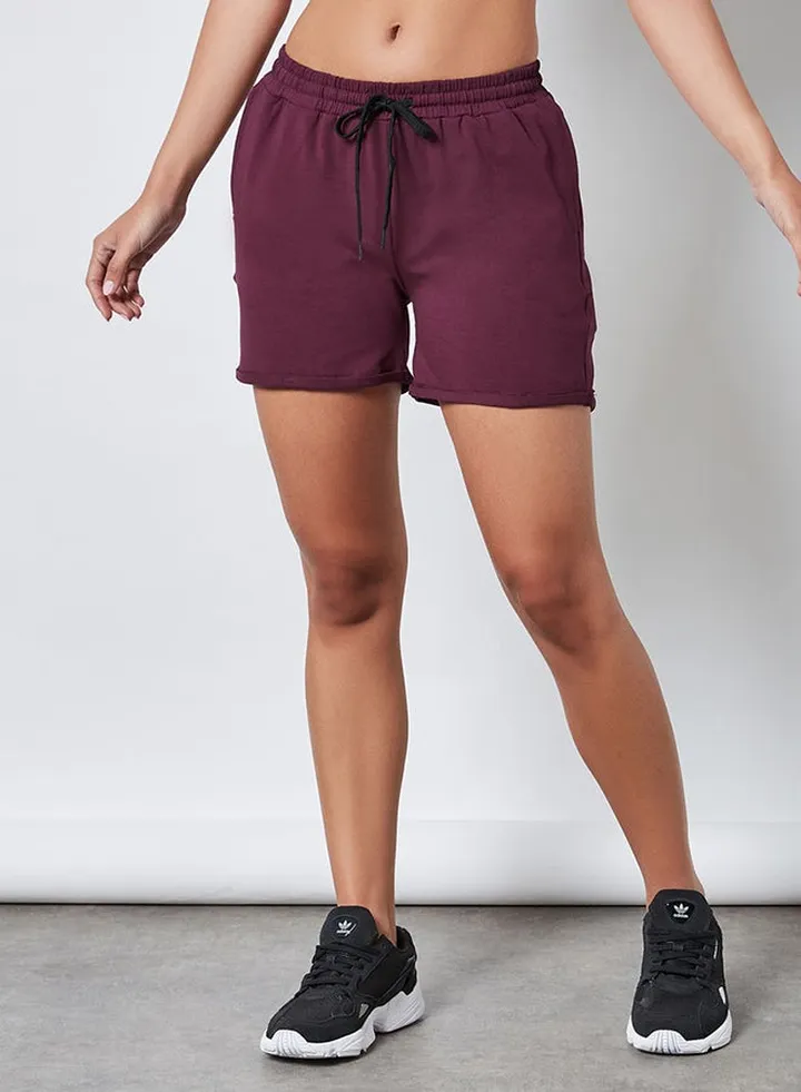 Casual Shorts Maroon