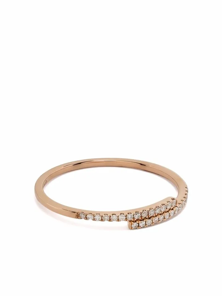 18kt rose gold You and Me diamond ring